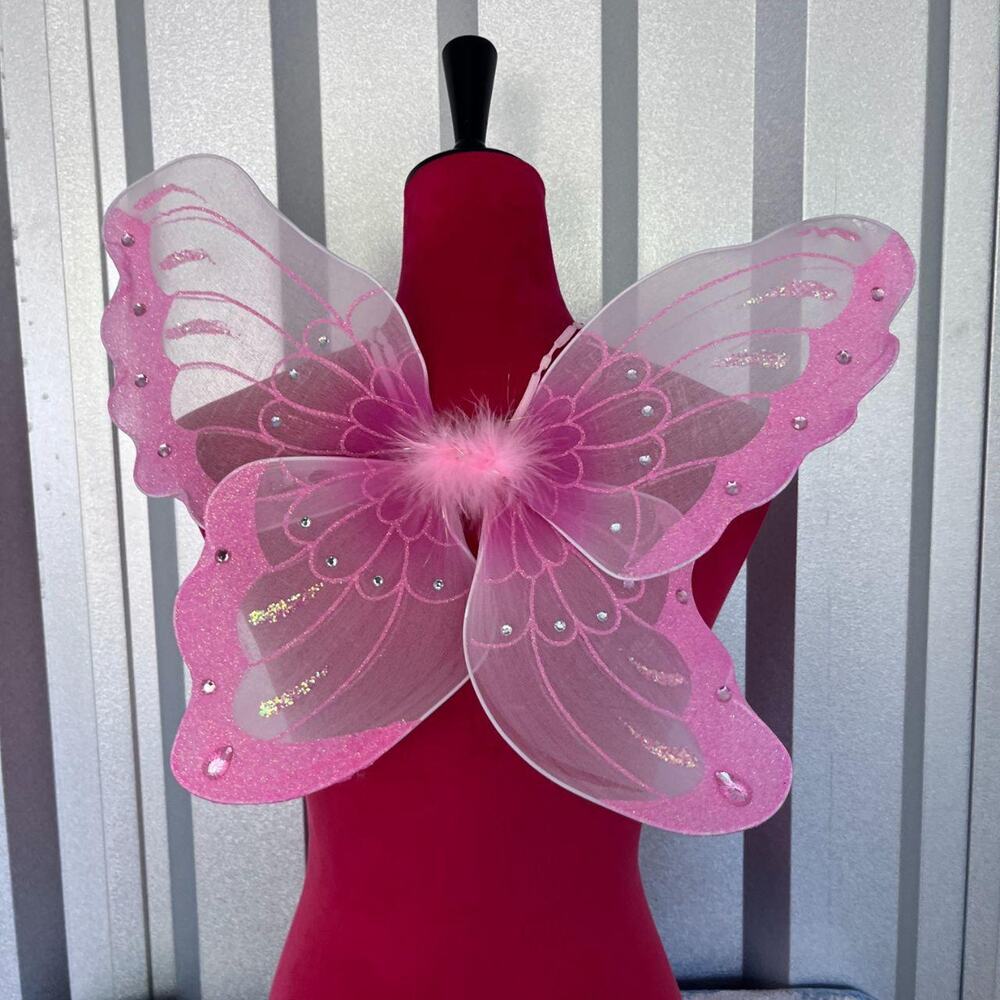 Pink sparkly fairy halloween costume